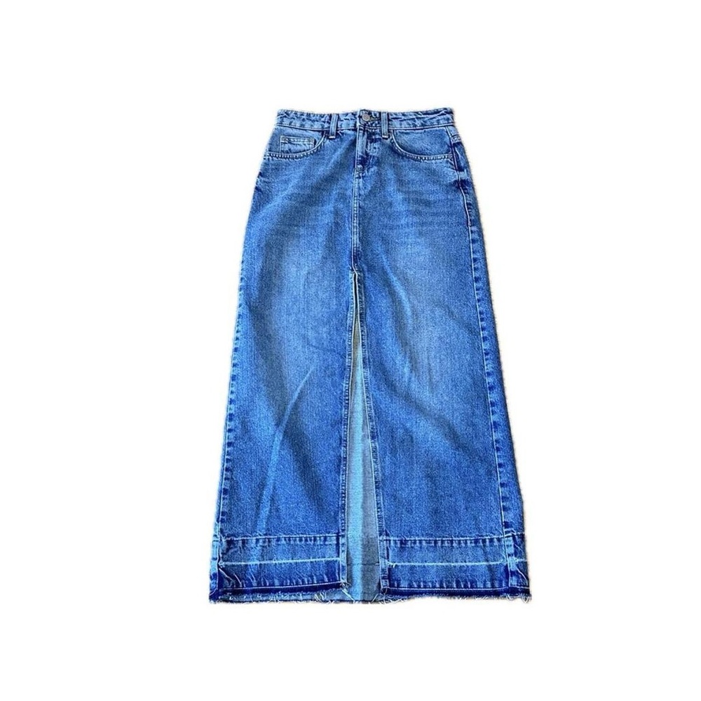 BDG maxi denim skirt